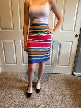 BRAND NEW -- Frances Valentine Multi Colored Pencil Skirt